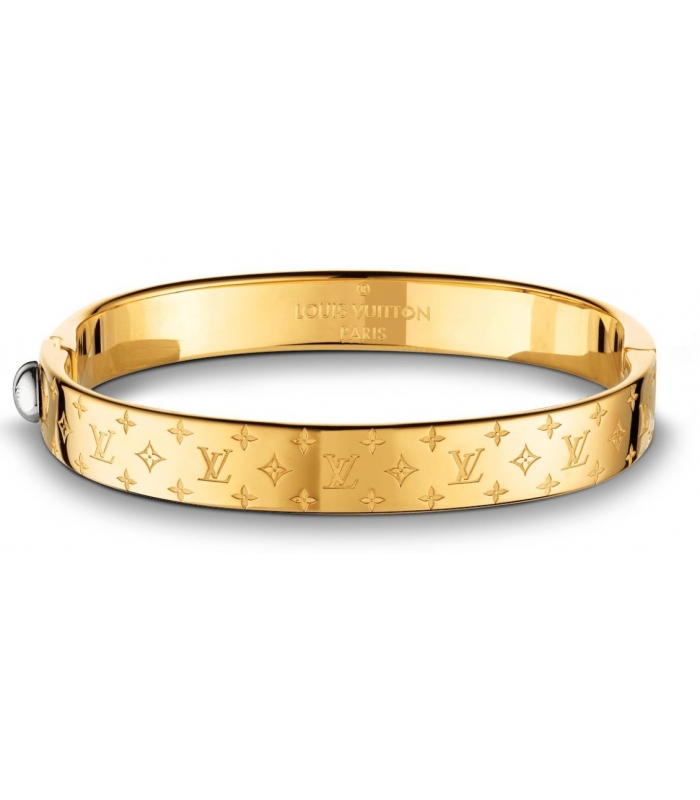 Louis Vuitton Nanogram Cuff Bracelet - Gold - Love Bracelet