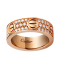 Inel Cartier Love - Full Diamonds Rose Gold